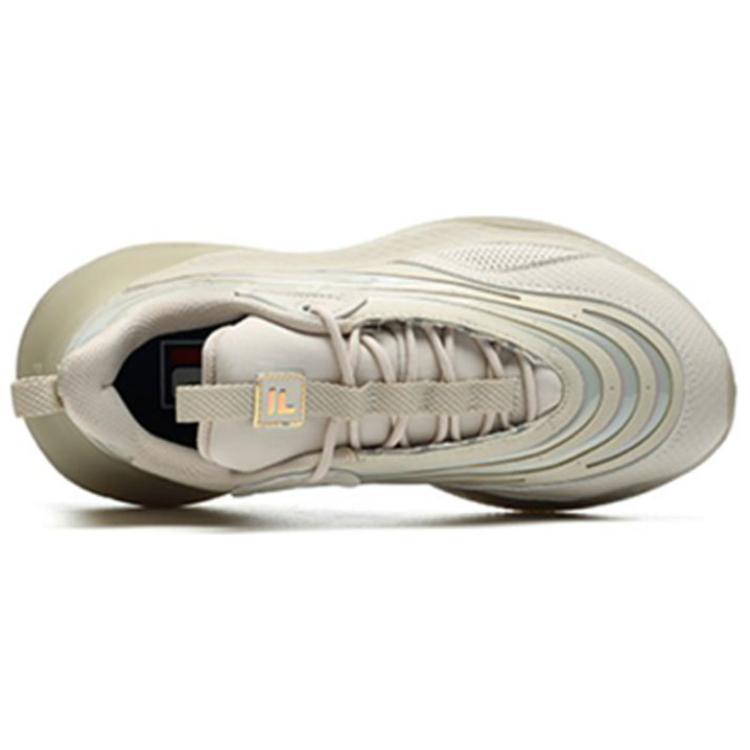Женские кроссовки Fila FUSION Ray 2 (бежевые) — фото 4