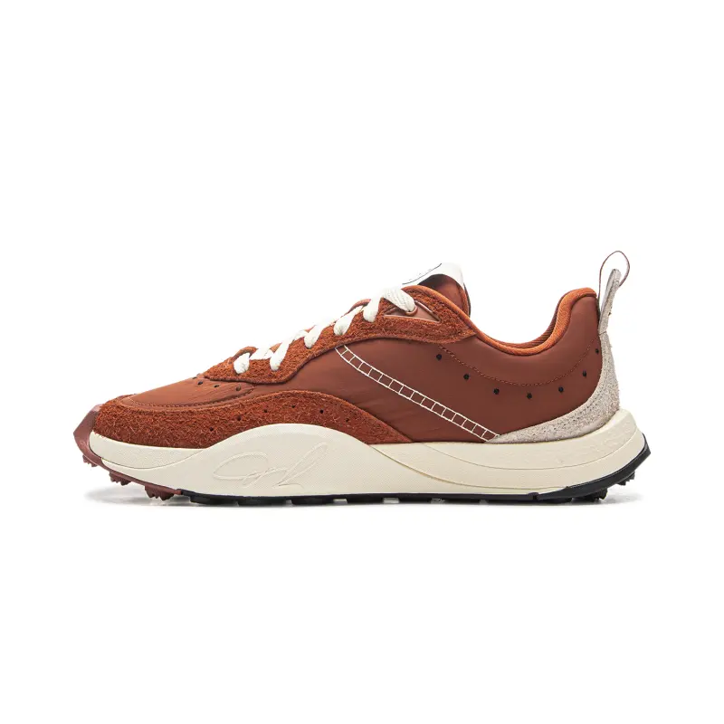 Li Ning Wade 1% Slip Resistant Cushioning Abrasion Resistant Rebound Low top Casual Shoes Men's Brown Sugar Brown