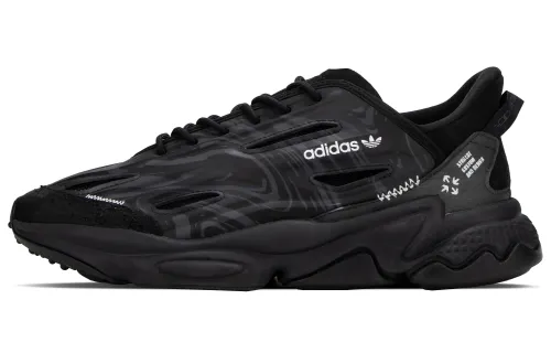 Adidas Originals Ozweego Celox Pioneer Slip Resistant Abrasion Resistant Low top Casual Shoes Unisex Black Gray