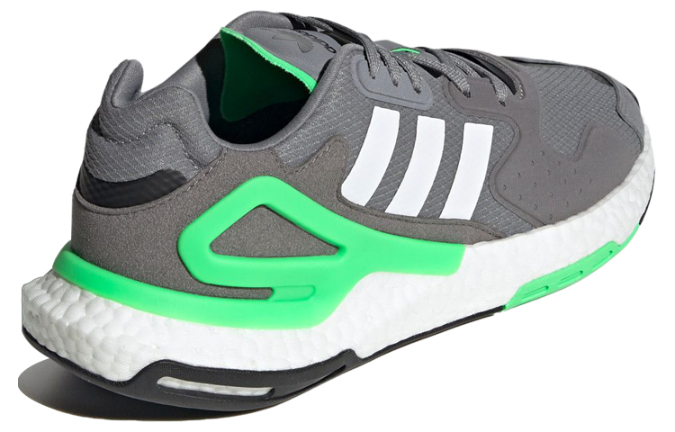 Кроссовки adidas originals Day Jogger (серо-зелено-белые) — Серый / зелёный / белый — фото 4
