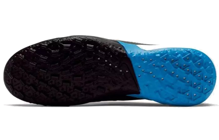 Бутсы Nike Tiempo Legend 8 Pro (черно-синие) — фото 6