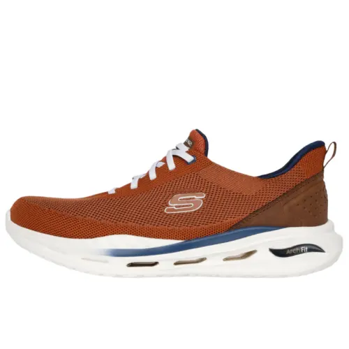 Skechers Relaxed Fit Abrasion Resistant Breathable Low top Casual Shoes Men's Brown