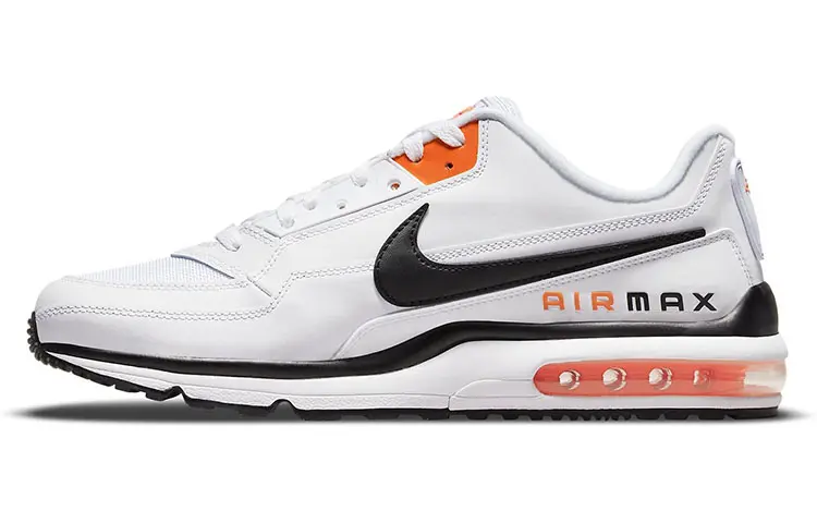 Nike Air Max LTD 3 Fabric Cushioning, Wear Resistant Low top Casual Shoes Men's White