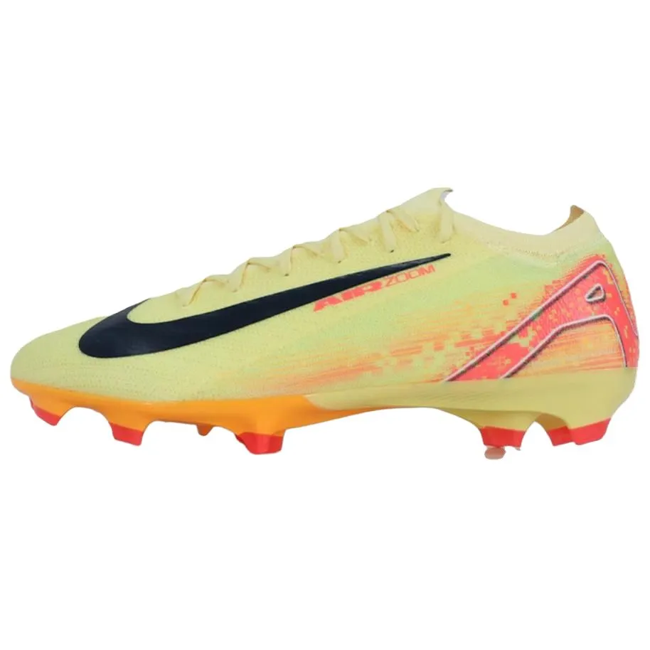Nike Mercurial Vapor 16 FG Firm Ground Slip Resistant Abrasion Resistant Soccer Shoes Unisex Yellow