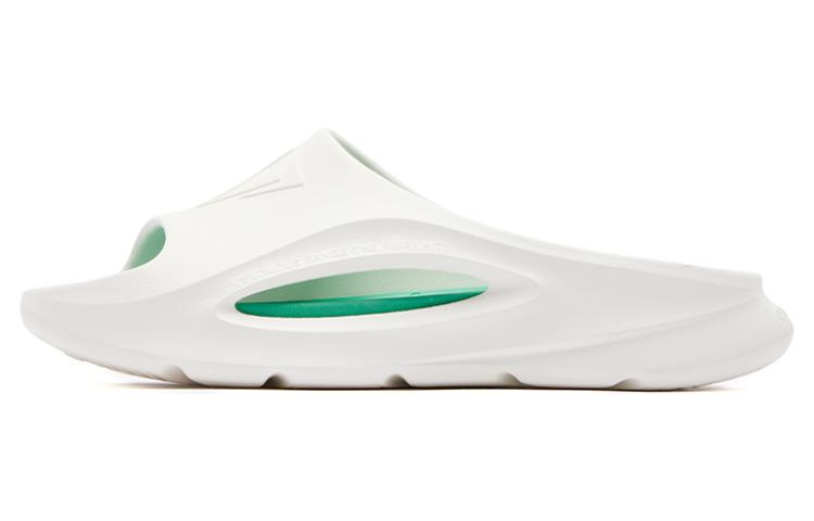 QIAODAN Toxic Slippers Slide Slippers Men's White Green