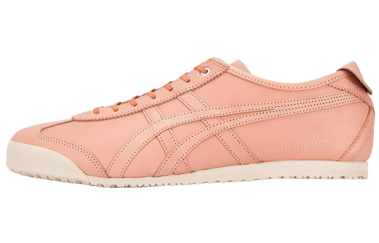 Onitsuka Tiger MEXICO 66 Slip Resistant Abrasion Resistant Low top Casual Shoes Unisex Apricot Pink