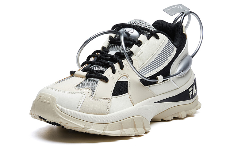 Мужские кроссовки Fila FUSION Lifestyle (сине-черные) — Белый / чёрный — фото 2