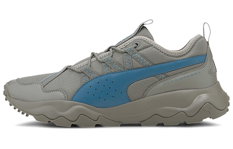 PUMA Ember Casual Shoes Men's Low Top Brown/Blue