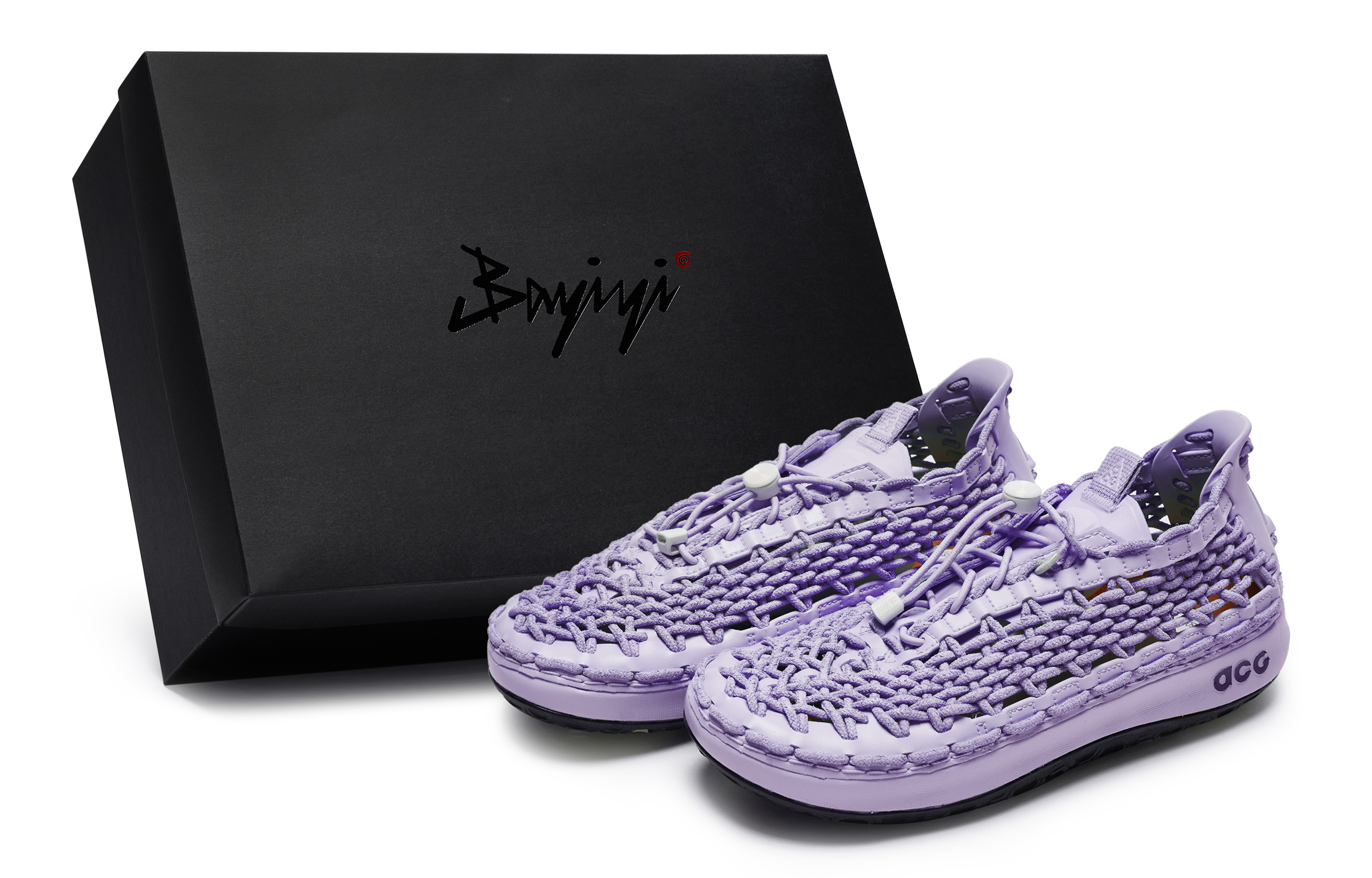 Nike ACG Watercat+ 811 Manufacturing, Bellflower Purple, Special Shoe Box Slip Resistant Slip Resistant Low top