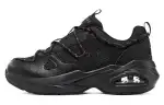 Skechers Street Textile, Synthetic Leather Low top Casual Shoes Women's Black
