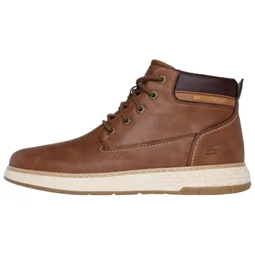 Skechers Relaxed Fit Mid top Casual Shoes Men's Brown
