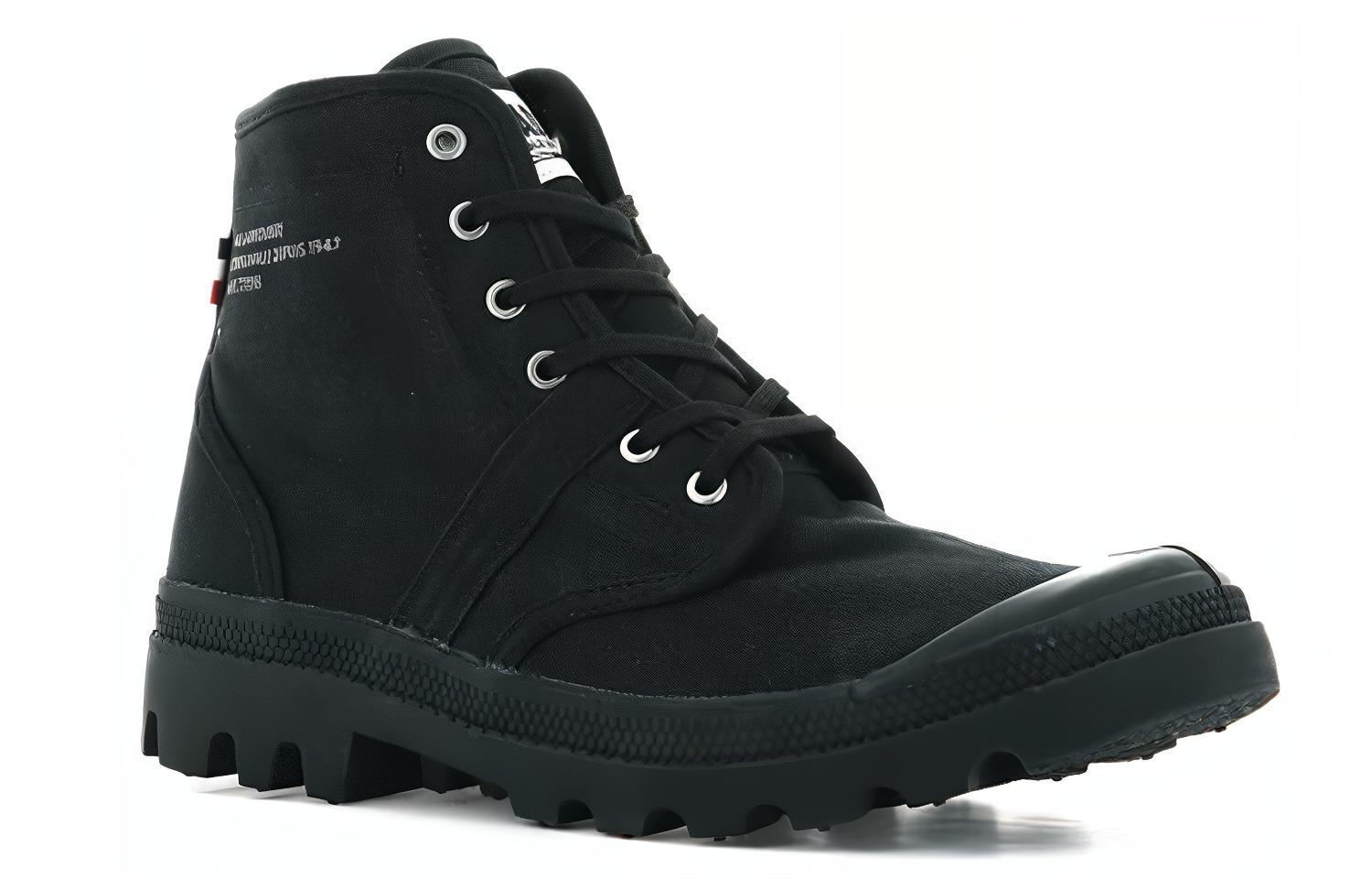 Palladium Pallabrousse Short Combat Boots Unisex Black