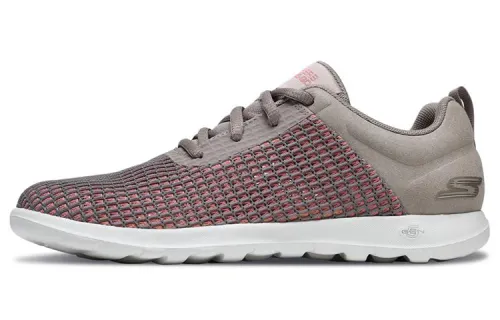 Skechers GO WALK Lite Casual Shoes Women's Low Top Natural/Pink