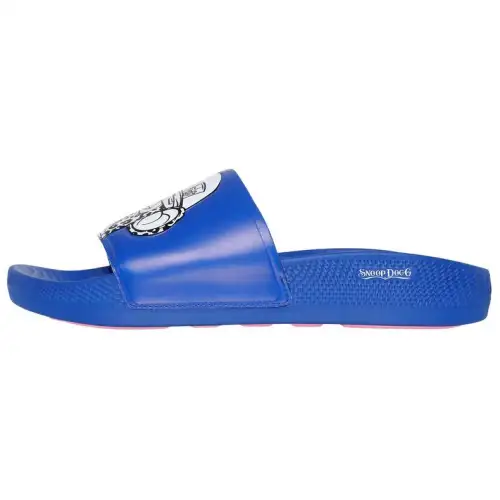 Snoop Dogg x Skechers SNOOP Slide Slippers Men's Blue