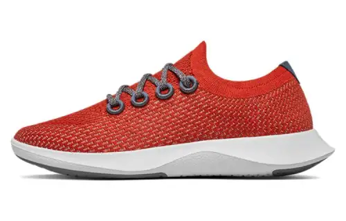 Allbirds Tree Dasher Cushioning Breathable Low top Sports Casual Shoes Women's Strawberry Red