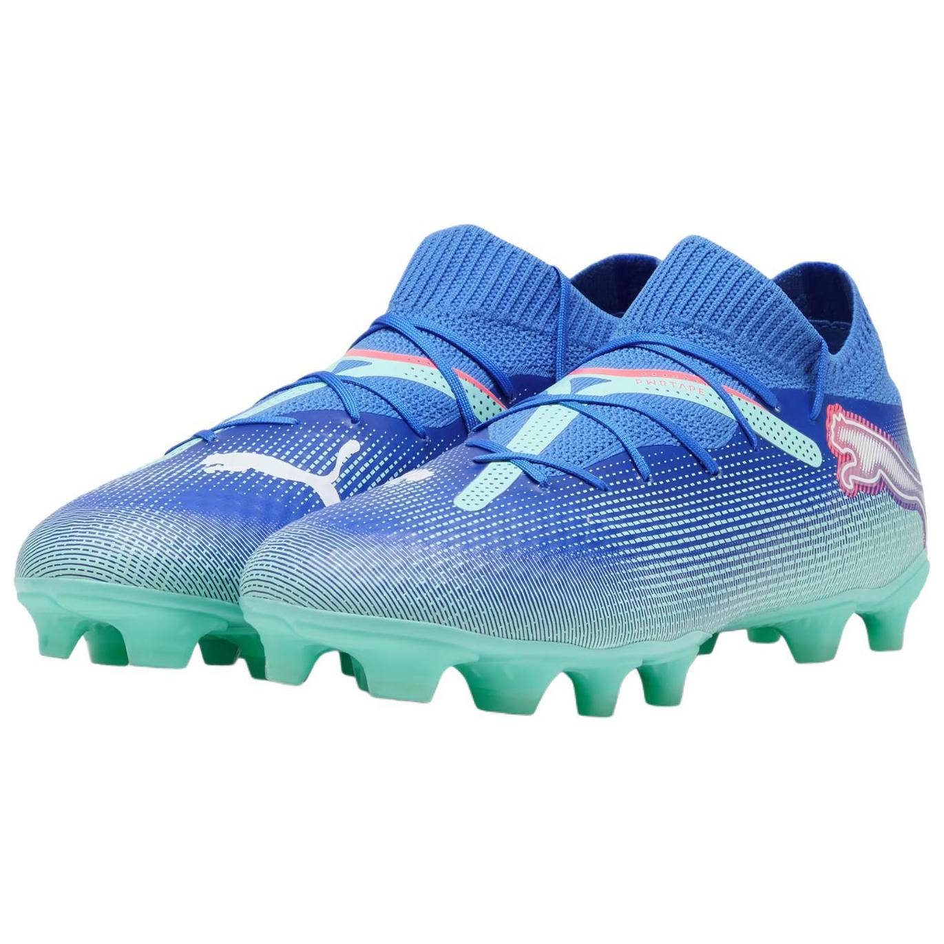 PUMA FUTURE 7 PRO FG Rubber Long Studs AG Rubber Short Studs Soccer Shoes Men’s Blue Green