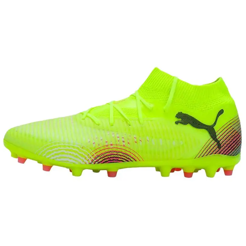 PUMA FUTURE 8 PRO Abrasion Resistant Soccer Shoes Unisex Yellow
