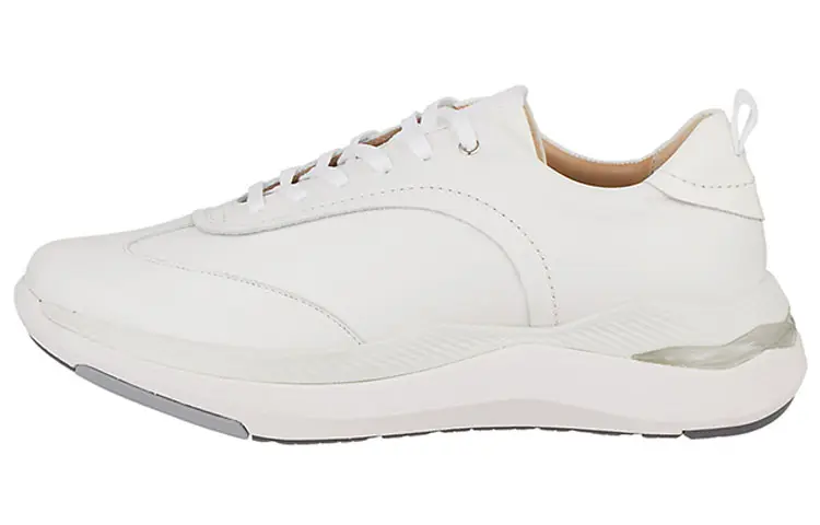 Asics Pedala Ride Walk Leather Sports Low top Casual Shoes Women's White