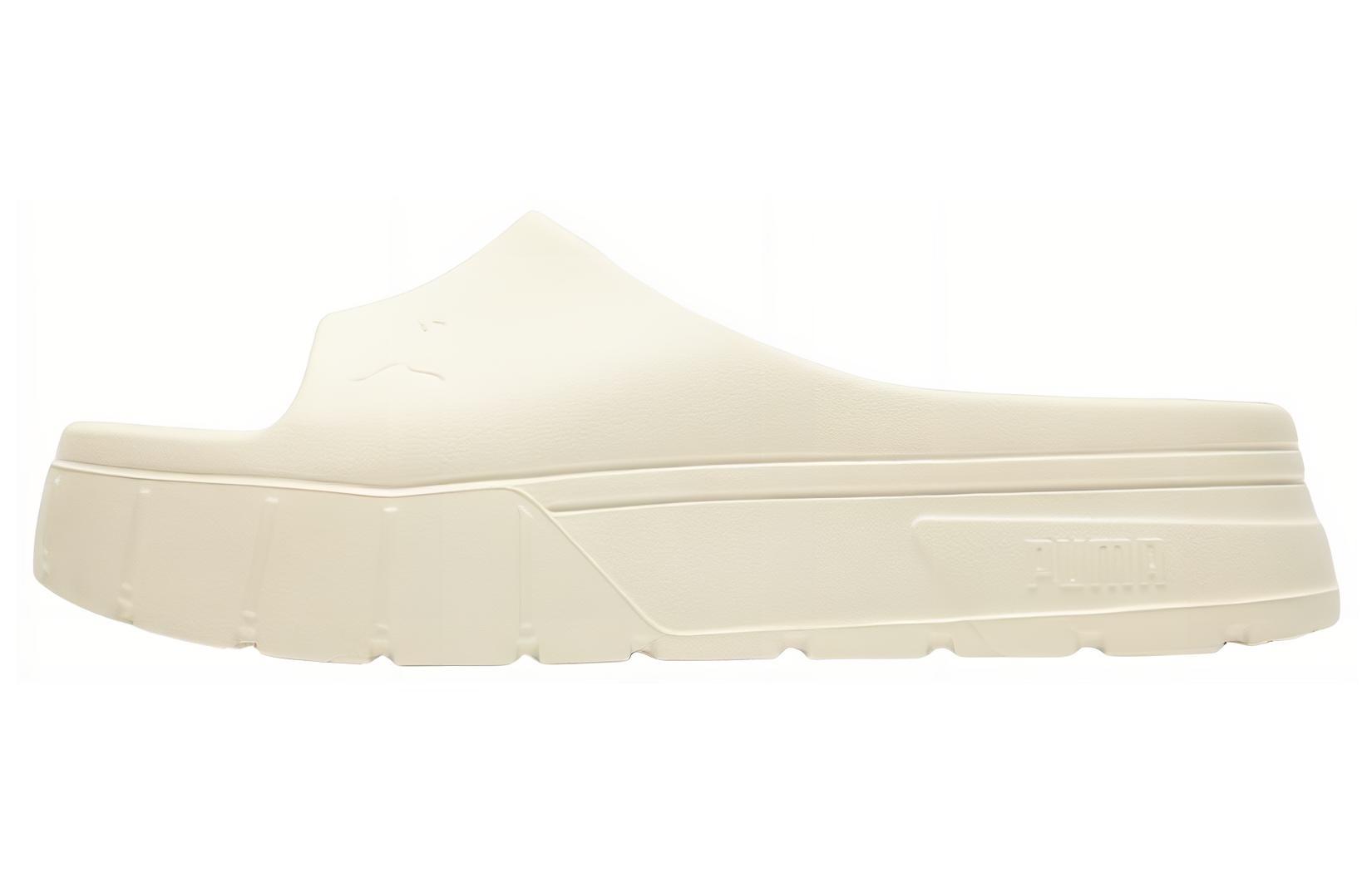 Женские шлепанцы PUMA PUMA Mayze Stack Injex (белые)