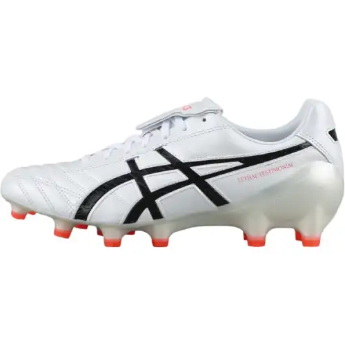 ASICS Lethal Testimonial 4 Comfortable And Trendy HG Hard Ground Artificial Turf Abrasion Resistant Soccer Shoes Men's