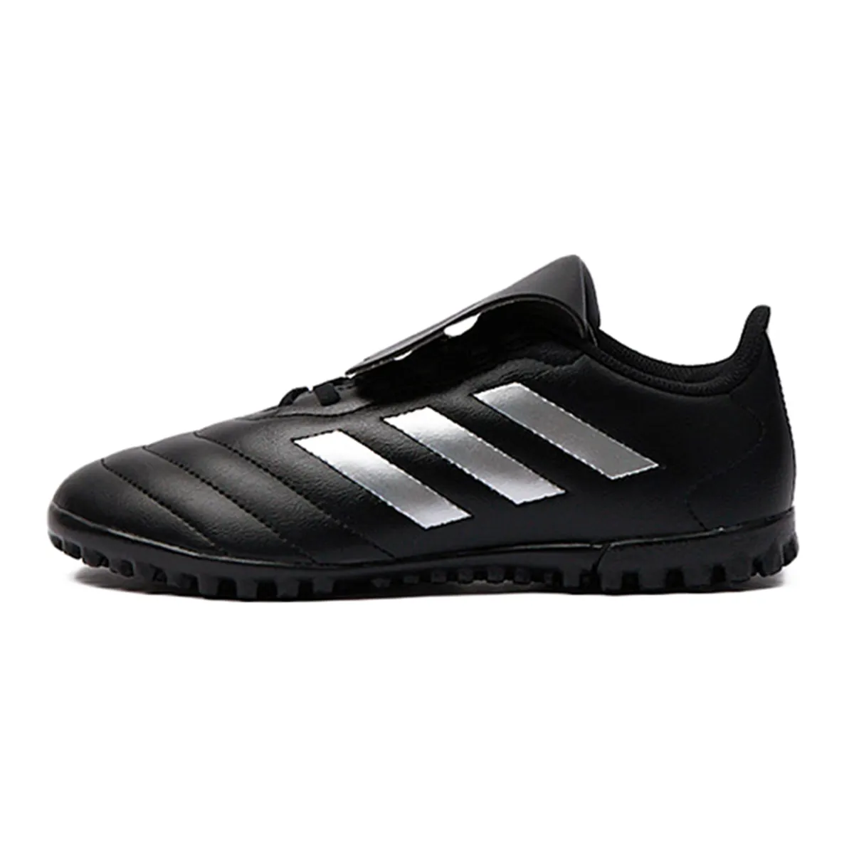 Adidas GOLETTO 8 Slip Resistant Abrasion Resistant Slip Resistant Abrasion Resistant Soccer Shoes Unisex Black Silver