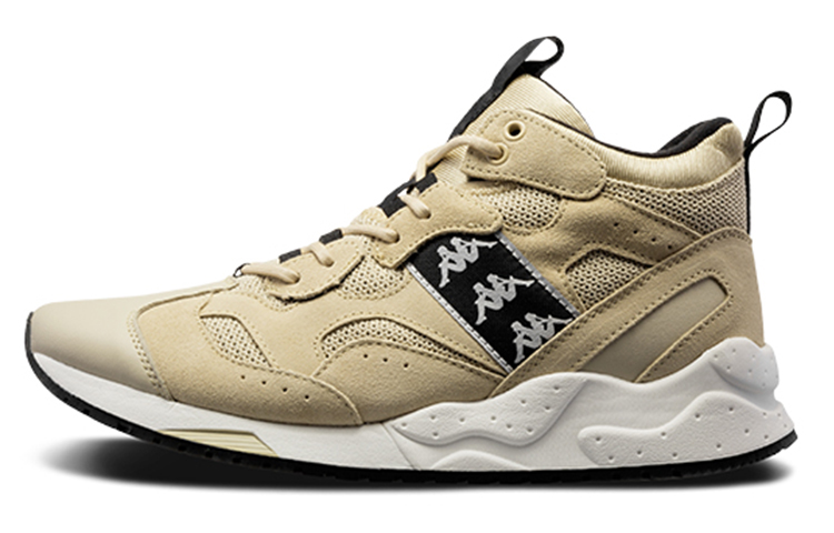 Kappa Textile, Synthetic Leather Cushioning Slip Resistant Abrasion Resistant Coverage Mid top Casual Shoes Men's