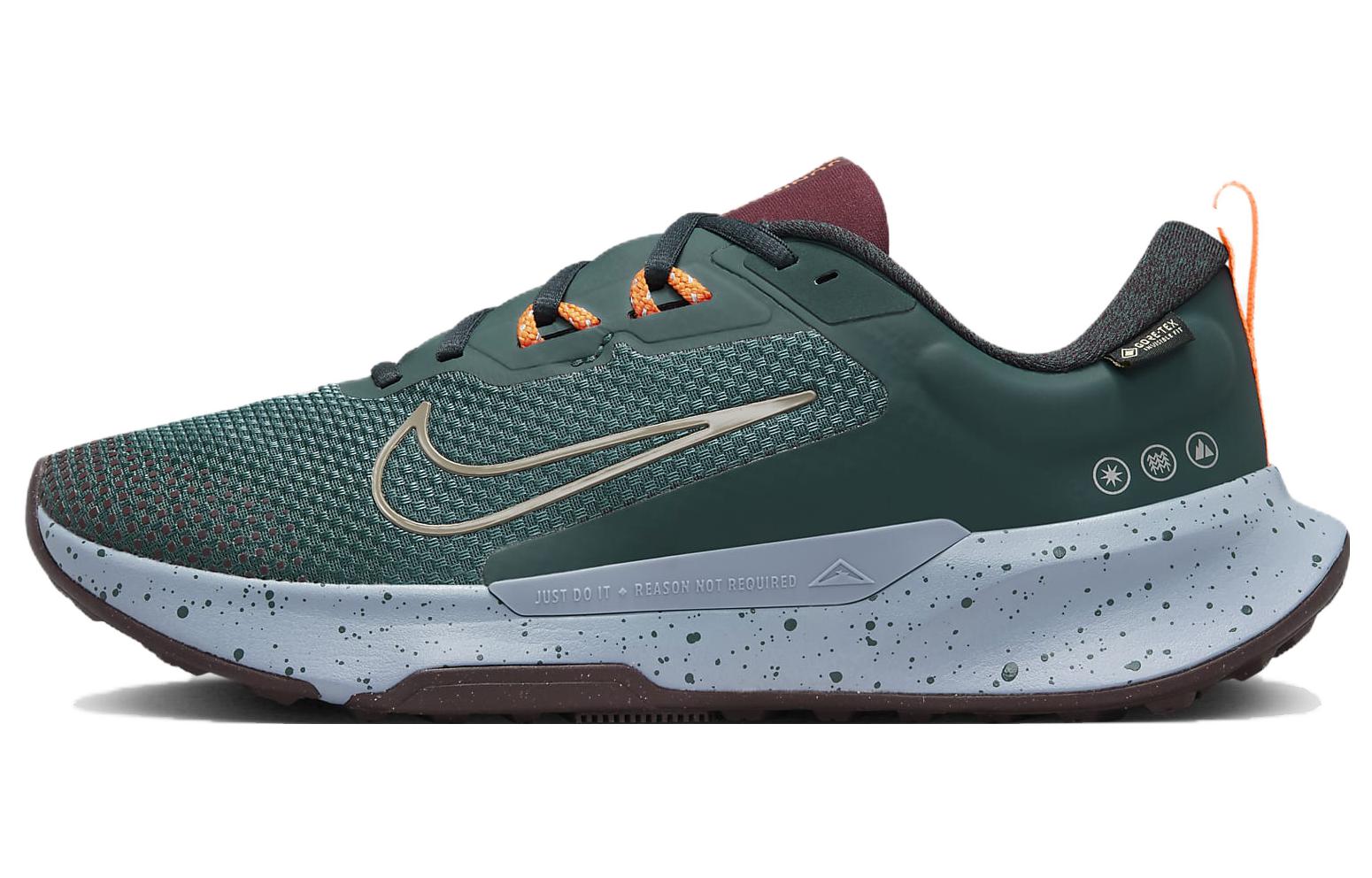 Nike Juniper Trail 2 Gore Tex Deep Jungle Night Maroon Safety Orange Khaki