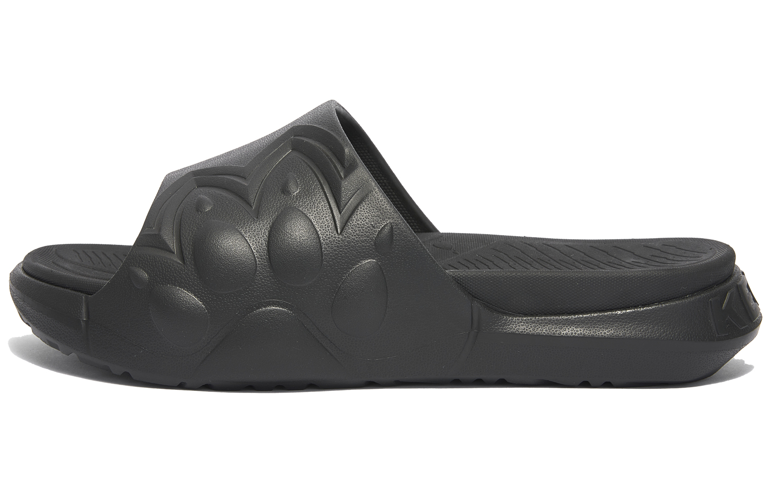 KELME Slip Resistant Abrasion Resistant EVA Slide Slippers Unisex Cool Black