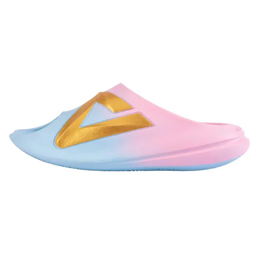 PEAK Graffiti Slide Slippers Men's Celestial Blue Hot Pink