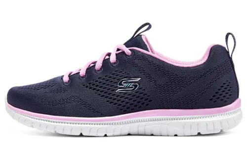 Skechers Virtue Mesh Low top Casual Shoes Women's Blue