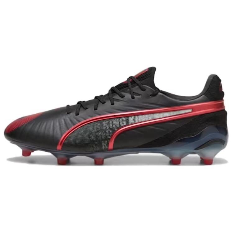 PUMA King Ultimate Soccer Shoes Men’s Black Red
