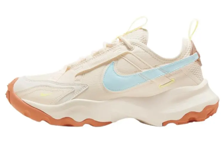Nike TC 7900 Low top Casual Shoes Women's Beige Blue