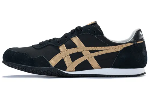 Onitsuka Tiger Serrano Low top Casual Shoes Unisex Black Gold