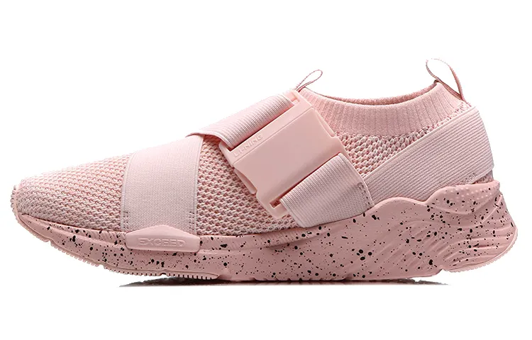 Li Ning Exceed Casual Shoes Women's Low Top Pink