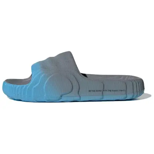 Adidas Adilette 22 Slide 'Grey Semi Blue Burst'