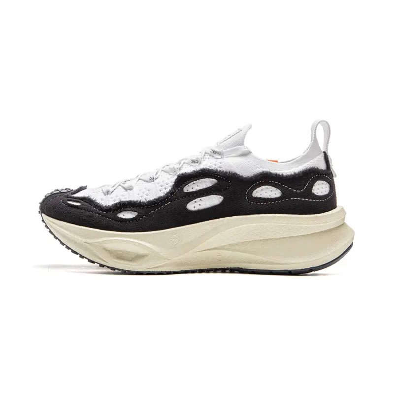Li Ning Slip Resistant Abrasion Resistant Low top Casual Shoes Unisex Black White