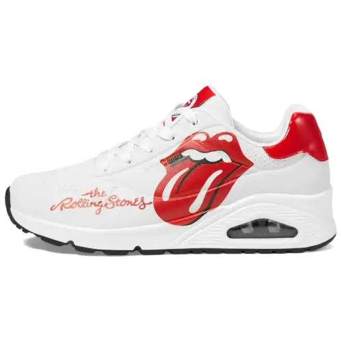Skechers Uno Rolling Stones Cushioning Abrasion Resistant Cushioning, Wear Resistant Low top Casual Shoes Women's