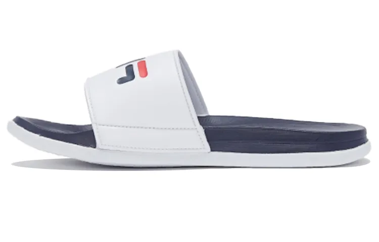 FILA Slicktender Slide Slippers Unisex White Blue