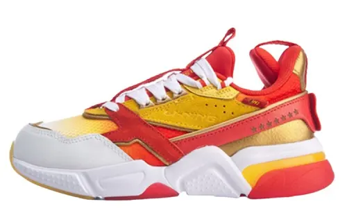 Li Ning 001 Low top Sports Casual Shoes Women's Chromium Yellow