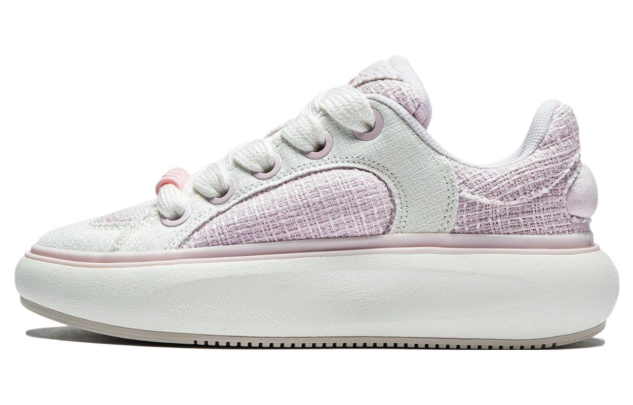 Li Ning Yun You C4D Comfortable Cushioning, Wear Resistant Low top Casual Shoes Women's Peach Blossom Pink