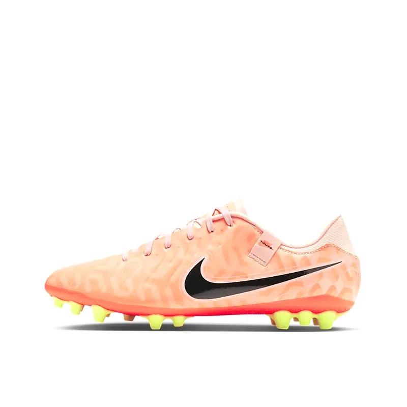 Nike Jr Legend 10 AG Artificial Ground Pu Soccer Shoes Unisex Orange