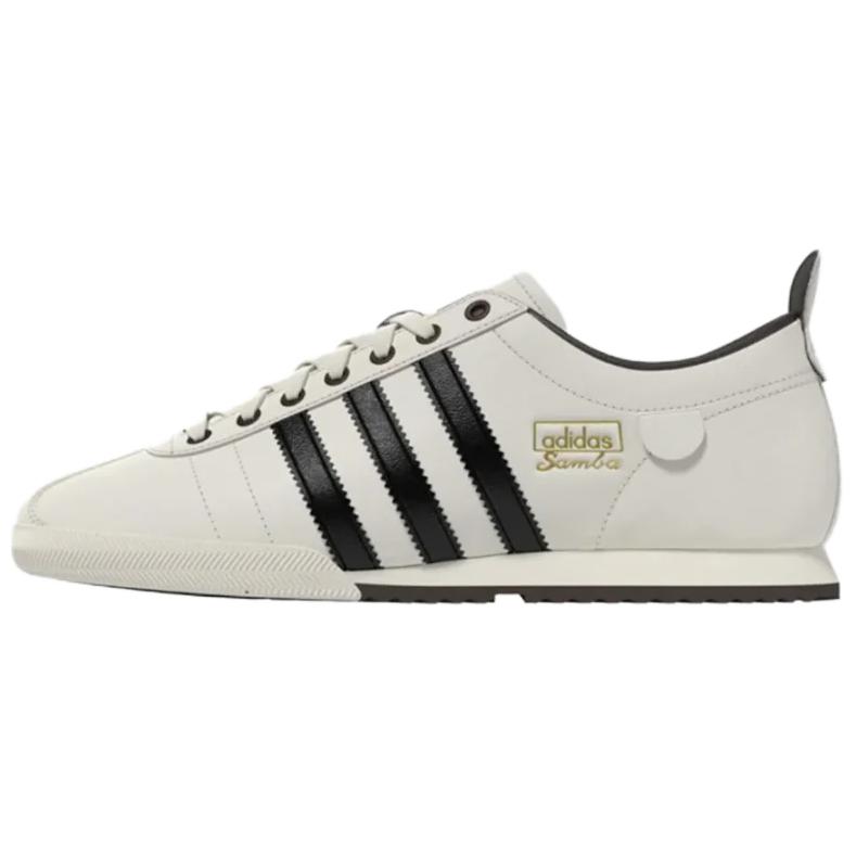 Кроссовки adidas adidas originals Samba 62 “Cloud White Core Black Brown” (бело-черно-коричневые)