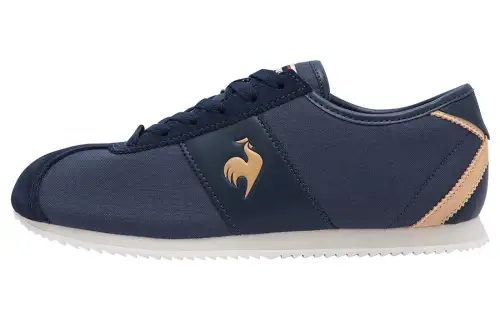 Le Coq Sportif Cushioning Slip Resistant Abrasion Resistant Low top Casual Shoes Unisex Navy Blue