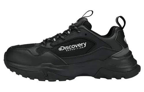 Discovery Expedition Abrasion Resistant Height Increasing Lightweight Low top Sports Casual Shoes Men's Black White