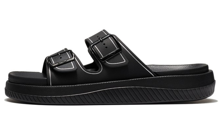 Li Ning Clap Breathable Slide Slippers Men's Black