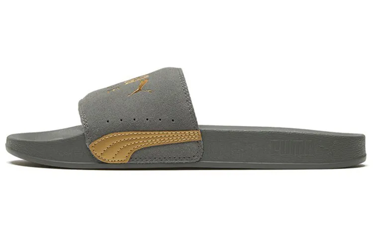 PUMA Leadcat Ftr Suede Classic Slide Grey/Gold