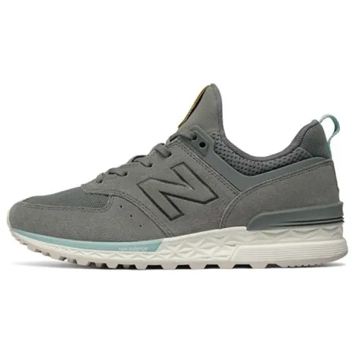 New Balance 574 Shoes Green/Grey Women's