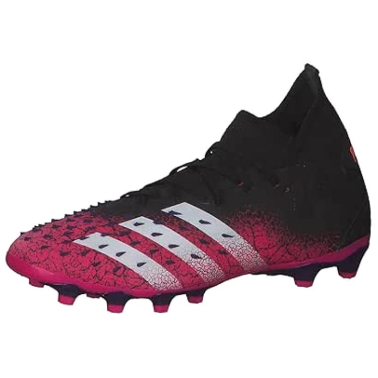 Adidas Predator Freak.2 Freak.2 round head lace AG (glue short nails) HG (glue short nails) wear-resistant football shoes men's black purple