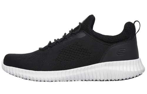Skechers CESSNOCK Sr Fabric Low top Casual Shoes Men's Black