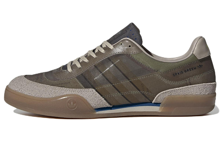 CRAIG GREEN x Adidas Originals SQUASH POLTA AKH Abrasion Resistant Low top Casual Shoes Men's Taupe